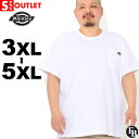 【Sランク】 アウトレット 在庫処分｜返品・交換・キャンセル不可｜[ビッグサイズ] ディッキーズ Tシャツ 半袖 クルーネック ヘビーウェイト ポケット メンズ 大きいサイズ WS450 ブランド Dickies