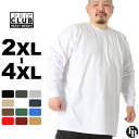 【送料無料】 PRO CLUB プロクラブ ロンt ヘビーウェイト 6.5オンス tシャツ メンズ 長袖 ブランド 厚手 大きいサイズ 無地 長袖tシャツ 2XL 3XL 4XL アメカジ ストリート (114-big) [USAモデル] 【メール便可】