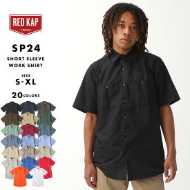 【送料無料】 RED KAP レッドキャップ 半袖 ワークシャツ 作業着 ポケット メンズ SP24 USAモデル 半袖Tシャツ 大きいサイズ【COP】