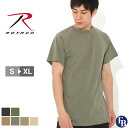 ロスコ Tシャツ 半袖 メンズ レディース クルーネック 無地 カットソー S-XL USAモデル ROTHCO LL 2L 半袖Tシャツ ビッグシルエット 大きいサイズ ブランド ミリタリー【メール便可】