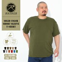 [ビッグサイズ] ロスコ Tシャツ 半袖 クルーネック 無地 コットンブレンド メンズ 大きいサイズ USAモデル｜ブランド ROTHCO｜半袖Tシャツ アメカジ ミリタリー【メール便可】