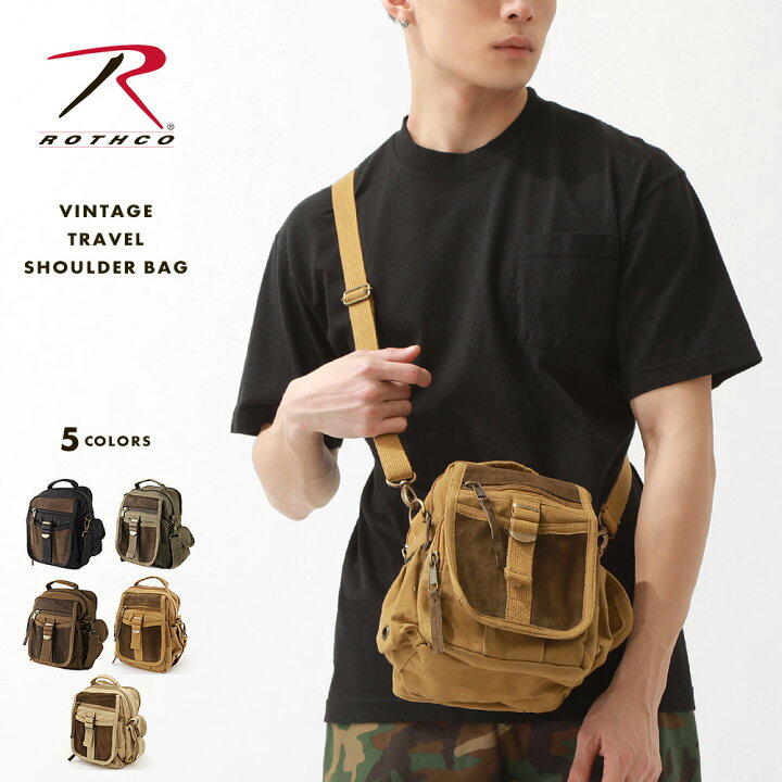 楽天市場】ROTHCO ロスコ ショルダーバッグ メンズ 斜めがけ 小さめ 
