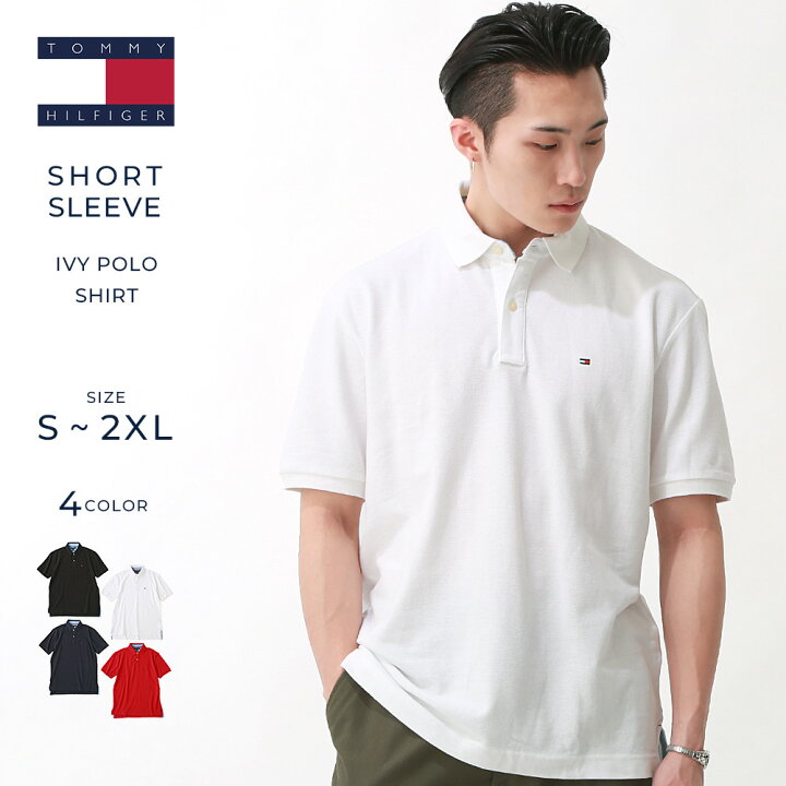 楽天市場】トミーヒルフィガー TOMMY HILFIGER ポロシャツ メンズ 半袖 
