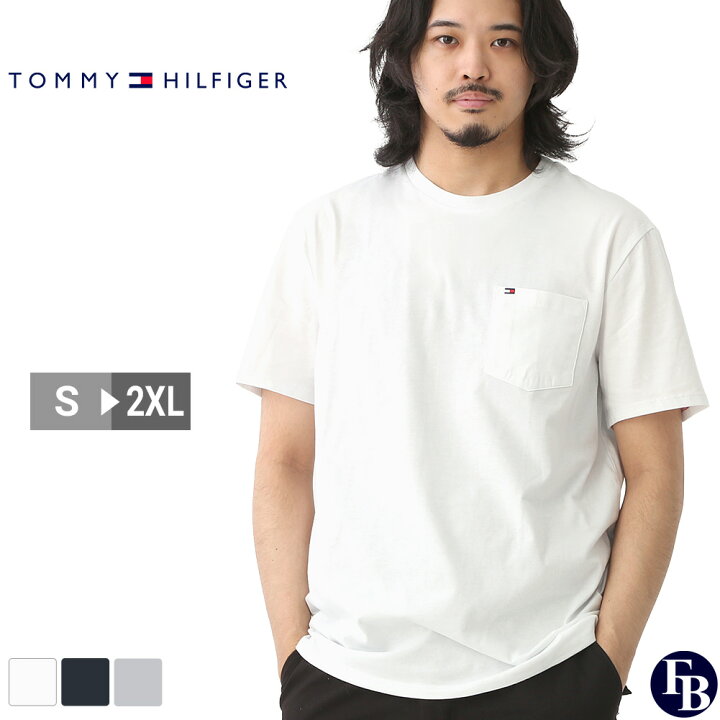楽天市場 トミーヒルフィガー Tシャツ 半袖 メンズ レディース ポケット付き 刺繍 S 2xl 78b1048 Usaモデル Tommy Hilfiger Ll 2l Xxl 3l 半袖tシャツ 大きいサイズ ブランド 定番アイテム アメカジ Rn メール便可 Freshbox