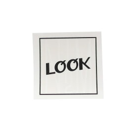 100％本物保証 LQQK STUDIO(ルックスタジオ) x N.HOOLYWOOD(エヌハリウッド) Logo Sticker (ステッカー) WHITE 290-004260-010+ 新品