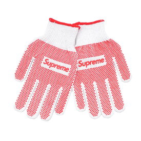 100％本物保証 シュプリーム SUPREME Grip Work Gloves 軍手 手袋 WHITExRED 290004612013 新品