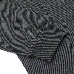 新品シュプリームSUPREME19FWMicroStripeMockNeckモックネック長袖TシャツBLACKブラック黒メンズ2019FW19AW2019AW新作