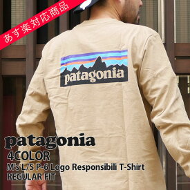 100％本物保証 新品 パタゴニア Patagonia 19FW M's L/S P-6 Logo Responsibili T-Shirt ロゴ レスポンシビリ 長袖Tシャツ REGULAR FIT レギュラーフィット 39161 メンズ 2019FW