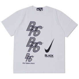 100％本物保証 新品 ブラック コムデギャルソン BLACK COMME des GARCONS x ナイキ NIKE BRS TEE Tシャツ WHITE ホワイト 白 メンズ