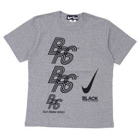 100％本物保証 新品 ブラック コムデギャルソン BLACK COMME des GARCONS x ナイキ NIKE BRS TEE Tシャツ GRAY グレー 灰色 メンズ
