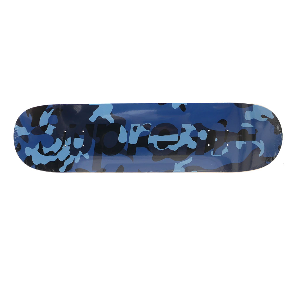 100％本物保証 新品 シュプリーム SUPREME Camo Logo Skateboard スケートボード デッキ BLUE CAMO メンズ