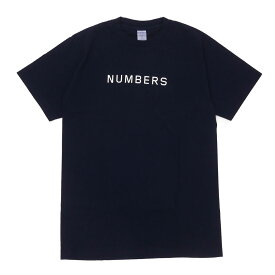 100％本物保証 新品 ナンバーズ Numbers 12:45 WORDMARK-S/S T-SHIRT Tシャツ NAVY ネイビー 紺 メンズ