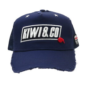 100％本物保証 新品 ヨシノリコタケ YOSHINORI KOTAKE x キウィアンドコー KIWI&CO. TWILL MESH CAP キャップ NAVY ネイビー 紺 メンズ