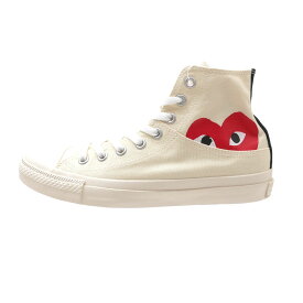 100％本物保証 新品 プレイ コムデギャルソン PLAY COMME des GARCONS x コンバース CONVERSE ALL STAR HI PCDG オールスター スニーカー WHITE ホワイト 白 メンズ レディース