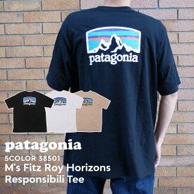 100％本物保証 新品 パタゴニア Patagonia M's Fitz Roy Horizons Responsibili Tee フィッツロイ ホライゾンズ レスポンシビリ Tシャツ 38501 メンズ レディース アウトドア キャンプ 新作