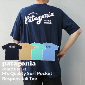 100％本物保証 新品 パタゴニア Patagonia M's Quality Surf Pocket Responsibili Tee メンズ クオリティ サーフ・ポケット レスポンシビリ Tシャツ 37442 メンズ レディース アウトドア キャンプ 新作