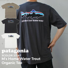 100％本物保証 新品 パタゴニア Patagonia M's Home Water Trout Organic Tee メンズ ホーム ウォーター トラウト オーガニック Tシャツ 37547 メンズ レディース アウトドア キャンプ 新作