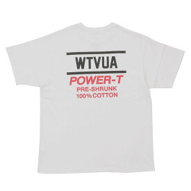 100％本物保証 新品 ダブルタップス WTAPS POWER-T SS Tシャツ WHITE ホワイト 白 メンズ 新作 22217OND-CSM01 (W)TAPS