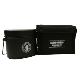 100％本物保証 新品 ネイバーフッド NEIGHBORHOOD x バリスティクス BALLISTICS NH MESS TIN & CASE メスティン&ケースセット 飯盒 BLACK ブラック 黒 メンズ レディース 新作 BSPC-NH04