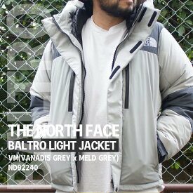 100％本物保証 新品 ザ・ノースフェイス THE NORTH FACE BALTRO LIGHT JACKET バルトロ ライト ジャケット ダウン VM(VANADIS GREYxMELD GREY) グレー 灰色 ND92240 メンズ 新作