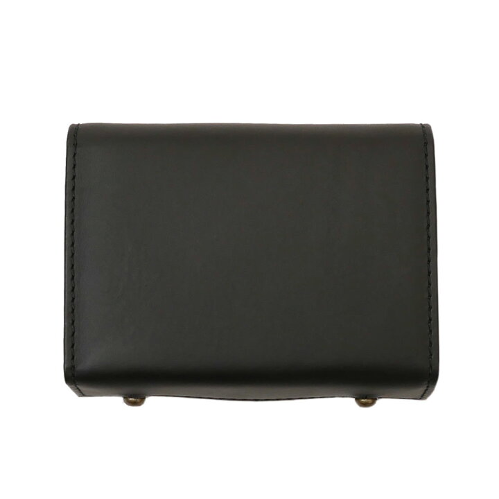 エムピウ m+ millefoglie II P25 black | 黒 ブラック ｜三つ折り財布 