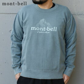 100％本物保証 新品 モンベル mont-bell Wash Out Cotton SweatShirt ウォッシュアウト コットン スウェット メンズ レディース 2104733 ETK024
