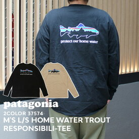 100％本物保証 新品 パタゴニア Patagonia M's L/S Home Water Trout Responsibili Tee メンズ ロングスリーブ ホーム ウォーター トラウト レスポンシビリ 長袖Tシャツ 37574 メンズ レディース 新作