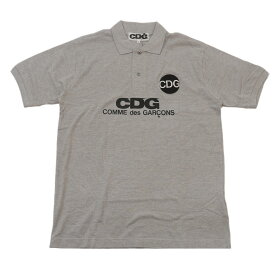 100％本物保証 新品 シーディージー CDG コムデギャルソン COMME des GARCONS POLO SHIRT ポロシャツ GRAY グレー 灰色 メンズ