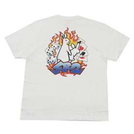 100％本物保証 新品 エフアールツー #FR2 Gambling Rabbit T-shirt Tシャツ WHITE ホワイト 白 メンズ 新作 スモーキングキルズ ボックスロゴ Fxxking Rabbits うさぎ