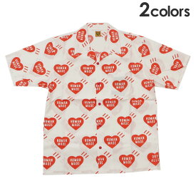 100％本物保証 新品 ヒューマンメイド HUMAN MADE HEART ALOHA SHIRT アロハシャツ 半袖シャツ NIGO ニゴー APE KAWS ガールズドントクライ 新作