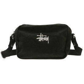 100％本物保証 新品 ステューシー STUSSY CANVAS SIDE POUCH ショルダーバッグ サイドポーチ BLACK ブラック 新作