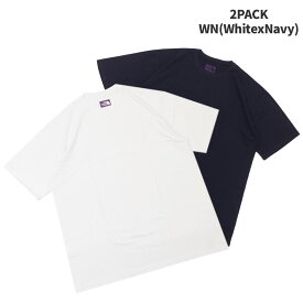 100％本物保証 新品 ザ・ノースフェイス パープルレーベル THE NORTH FACE PURPLE LABEL Pack Field Tee Tシャツ 2枚セット 新作 NT3364N nanamica ナナミカ 紫タグ アウトドア