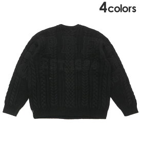 100％本物保証 新品 シュプリーム SUPREME Applique Cable Knit Sweater ニット セーター メンズ 新作 ストリート スケート スケーター TOPS
