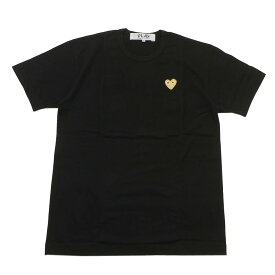 100％本物保証 新品 プレイ コムデギャルソン PLAY COMME des GARCONS GOLD HEART ONE POINT TEE Tシャツ メンズ レディース ハート ロゴ AX-T216-051 半袖Tシャツ
