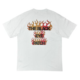 100％本物保証 新品 ブラックアイパッチ BlackEyePatch NAME IN FLAMES TEE Tシャツ メンズ レディース 新作 ブラック アイパッチ BLACK EYE PATCH 半袖Tシャツ