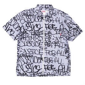 100％本物保証 新古品/未使用 シュプリーム Supreme x COMME des GARCONS SHIRT コムデギャルソン シャツ Graphic S/S Shirt 半袖シャツ BLUE ブルー メンズ Sサイズ 115001633 (TOPS)