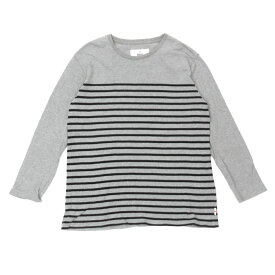 100％本物保証 ウィズリミテッド WHIZ LIMITED BORDER L/S TEE ボーダー 長袖Tシャツ GRAY グレー メンズ Mサイズ 【中古】 101000532 (TOPS)