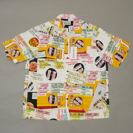 100％本物保証 新古品/未使用 ワコマリア WACKO MARIA MIGHTY CROWN S/S HAWAIIAN SHIRT マイティ・クラウン ハワイアンシャツ メンズ Lサイズ (TOPS)