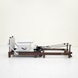 TOKYOPILATES プレミアム 折りたたみ式 ピラティスリフォーマー ウッドフレーム ピラティスマシン ピラティス器具 リフォーマーセット