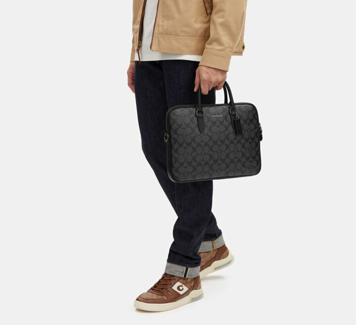 楽天市場】COACHコーチ CJ630 QBO4G ビジネスバッグ バッグ ショルダー 