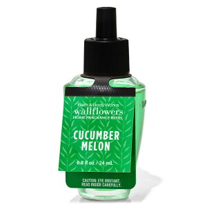 Bath&BodyWorks �o�X�A���h�{�f�B���[�N�X �o�X&�{�f�B���[�N�X Wallflowers�l�փ��t�B���F�t���O�����X���t�B�� �L���[�J���o�[������ Cucumber Melon Bath & Body Works Wallflowers Fragrance Refill 014