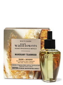 Bath&BodyWorks oXAh{fB[NX oX&{fB[NX WallflowerslփtB(2)FMahogany Teakwood@i}zKj[eB[NEbhj143