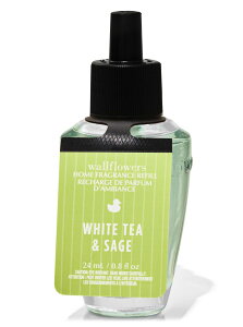 Bath&BodyWorks oXAh{fB[NX oX&{fB[NX Wallflowers vOCtBlߑւ@White Tea & Sage Enhanced Fragrance@izCgeB[Z[Wj163