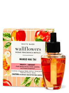 Bath&BodyWorks oXAh{fB[NX oX&{fB[NX WallflowerslփtB(2)FMango Mai Tai (}S[}C^C)195