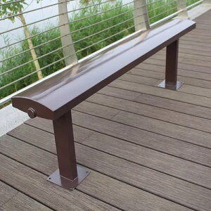 屋外 公園 ベンチ 金属 ガーデンベンチ 雨に強い 厚い亜鉛メッキ鋼材 一体型設計 耐荷重500kg 公園 学校 屋内体育館 中庭用(Black,180cm/71in)