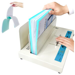 熱製本機 サーマバインド A3 A4 製本厚90mm ホットメルト式製本機 冷却ファン付き 3段階の温度調節可能 本を自動でクランプ 無線綴じ 強固製本 抜け落ちない 提出書類 計画書 報告書 レポート