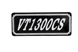 E-260-4 VT1300CS ��/�� �I���W�i���X�e�b�J�[ �^���N �e�[���J�E�� �O�� �T�C�h�J�o�[ �A���_�[�J�E�� �r�L�j�J�E�� ���P�b�g�J�E�� �t�F���_�[ �X�N���[�� �J�X�^�� ���� HONDA �z���_ VT1300CS