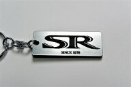 A-60-2 SR400 SR500 SR250 SR125 アクリル製 銀黒 シルバー2重リングオリジナルキーホルダー