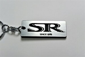 A-60-2 SR400 SR500 SR250 SR125 アクリル製 銀黒 シルバー2重リングオリジナルキーホルダー