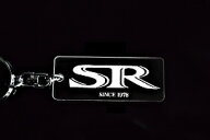 A-60 SR400 SR500 SR250 SR125 アクリル製 クリア シルバー2重リングオリジナルキーホルダー ヤマハ マフ…